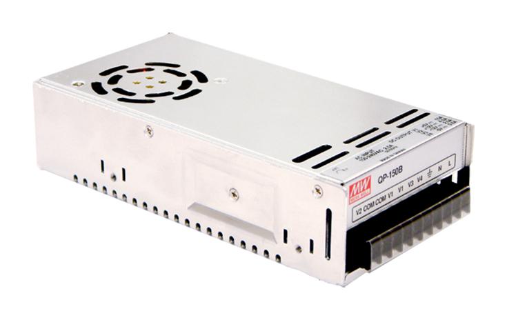 QP-150B POWER SUPPLY, AC-DC, 4 O/P, 150W MEAN WELL