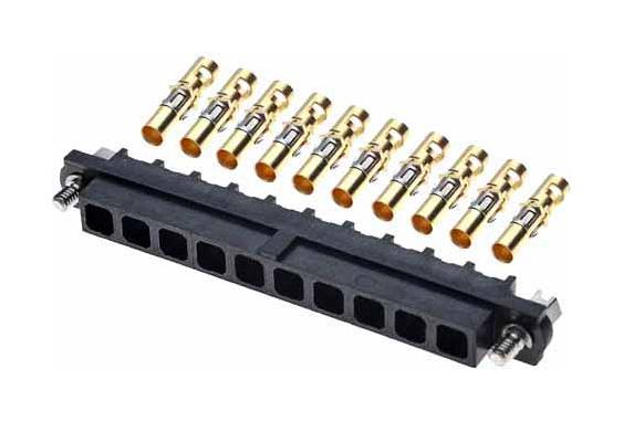 M80-4000000F1-10-325-00-000 CONNECTOR, RCPT, 10POS, 1ROW, 4MM HARWIN