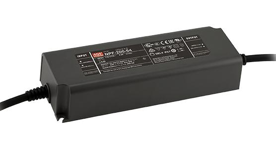 NPF-200V-48 LED DRIVER, CONST CURRENT/VOLT, 200.1W MEAN WELL