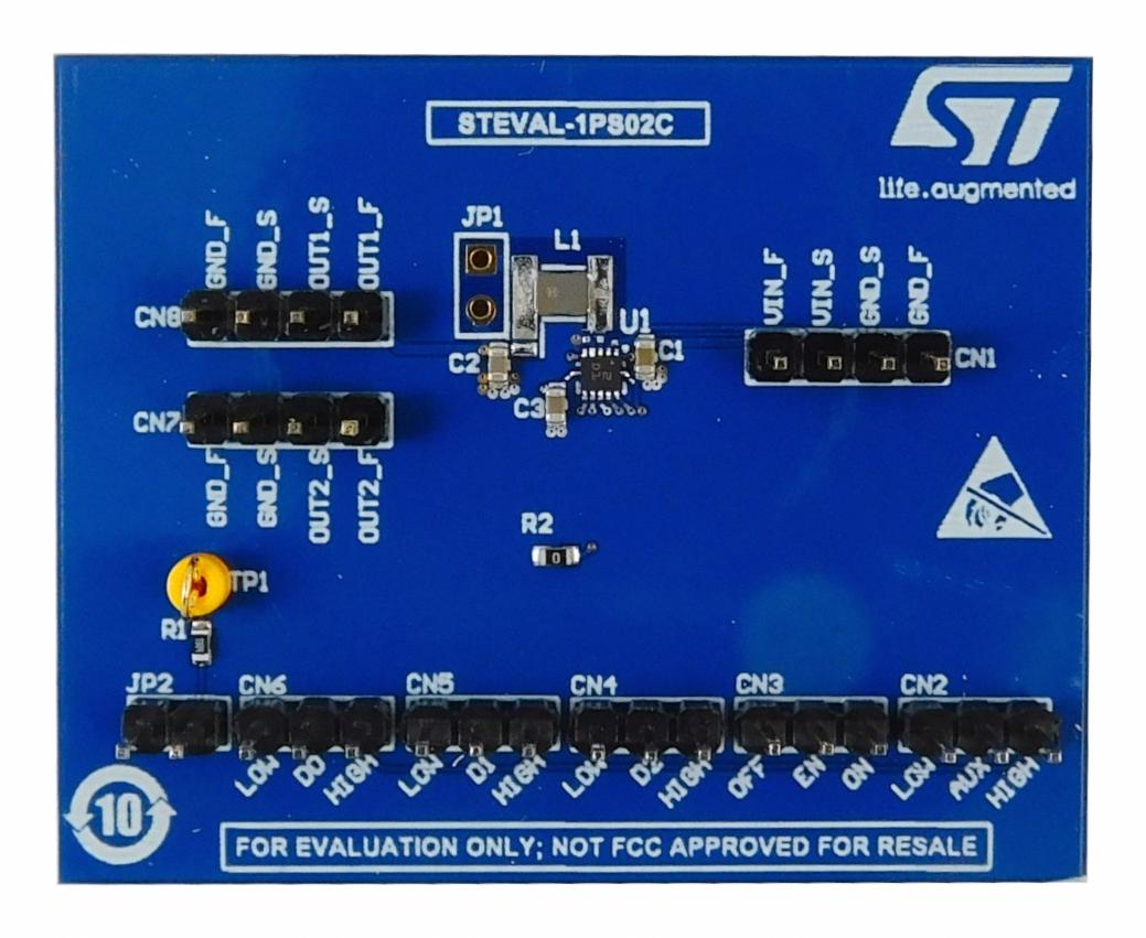 STEVAL-1PS02C EVAL BOARD, SYNC BUCK CONVERTER STMICROELECTRONICS