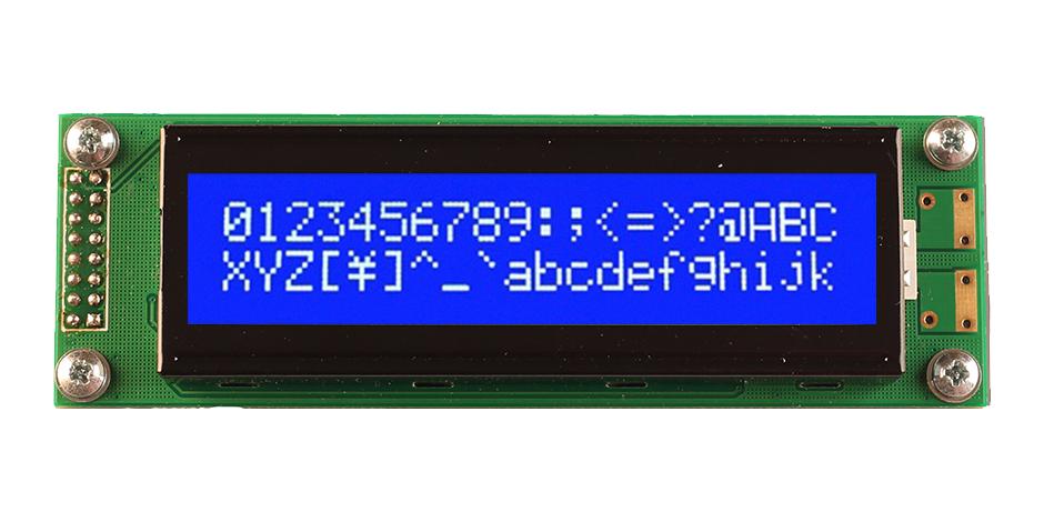 MC22005A6W-BNMLW3.3-V2 LCD DISPLAY, COB, 20 X 2, BLUE STN, 3.3V MIDAS