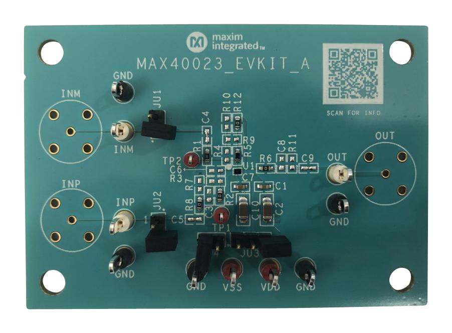 MAX40023EVKIT# EVALUATION KIT, OPERATIONAL AMPLIFIER MAXIM INTEGRATED / ANALOG DEVICES