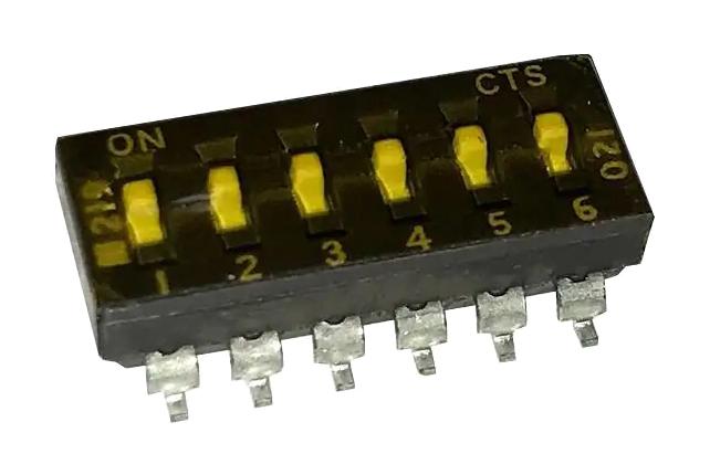 219-8MSTR DIP SWITCH, 0.1A, 50VDC, 8POS, SMD CTS