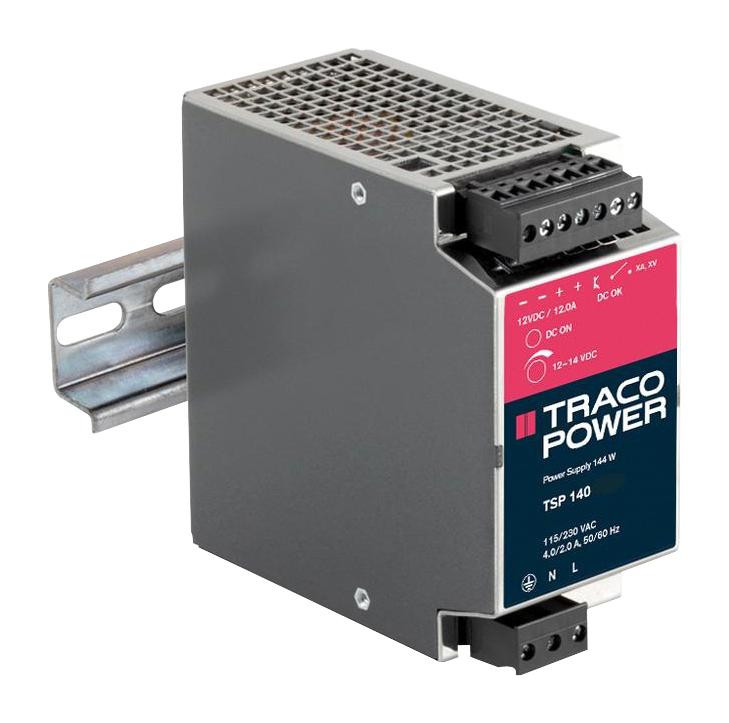 TSP 140-112 EX POWER SUPPLY, AC-DC, 12V, 12A TRACO POWER