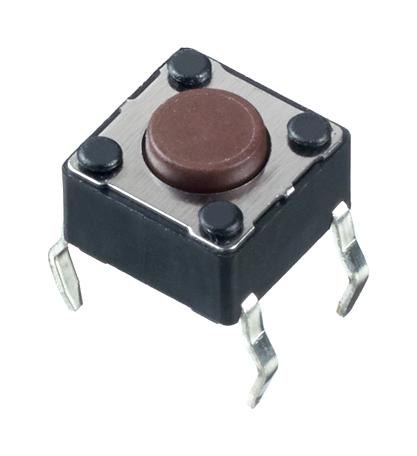 PHAP5-30VA2A3T2N2 TACTILE SWITCH, 0.05A, 12VDC, 260GF, THT APEM