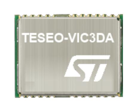 TESEO-VIC3DA GNSS DEAD RECKONING MODULE, 1.57542GHZ STMICROELECTRONICS