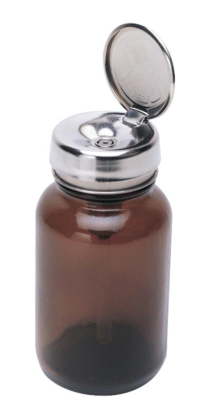 35315 DISPENSER, PUMP BOTTLE, AMBER, 4 OZ MENDA