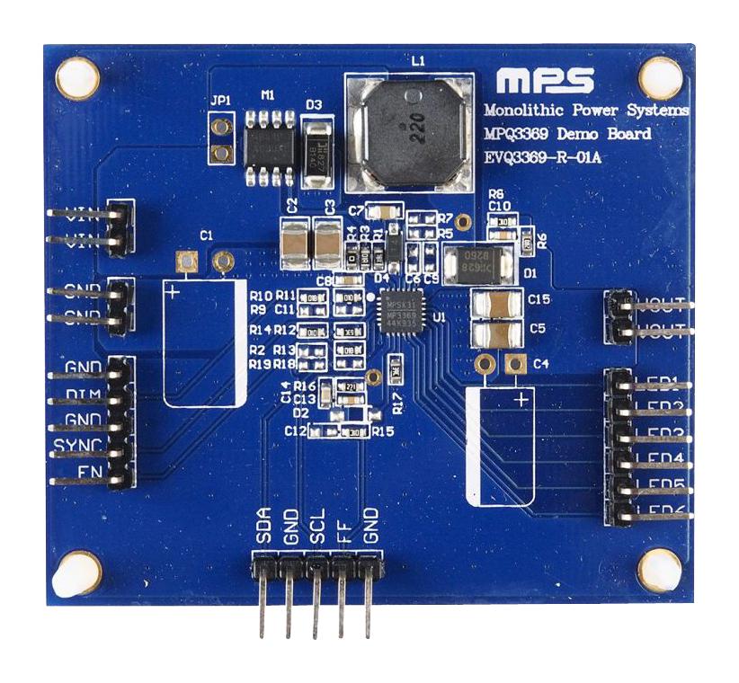 EVQ3369-R-01A EVALUATION BOARD, BOOST LED DRIVER MONOLITHIC POWER SYSTEMS (MPS)