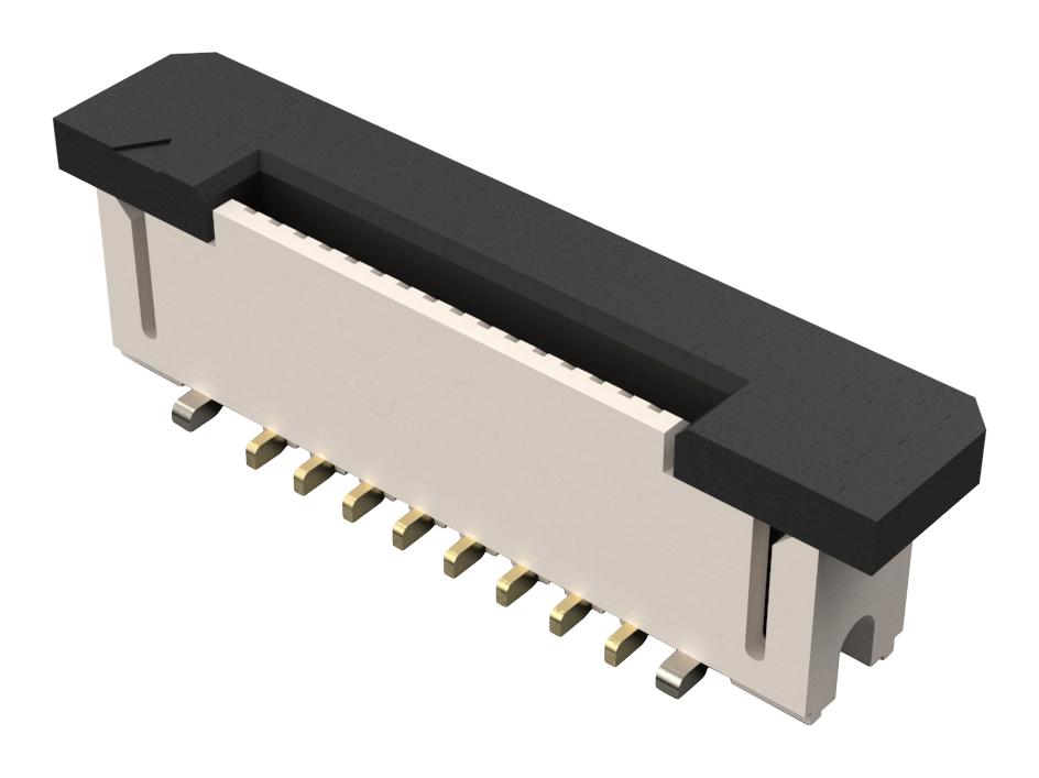 FFC2A32-08-T CONN, FFC, RCPT, 8POS, 1ROW, 0.5MM GCT (GLOBAL CONNECTOR TECHNOLOGY)