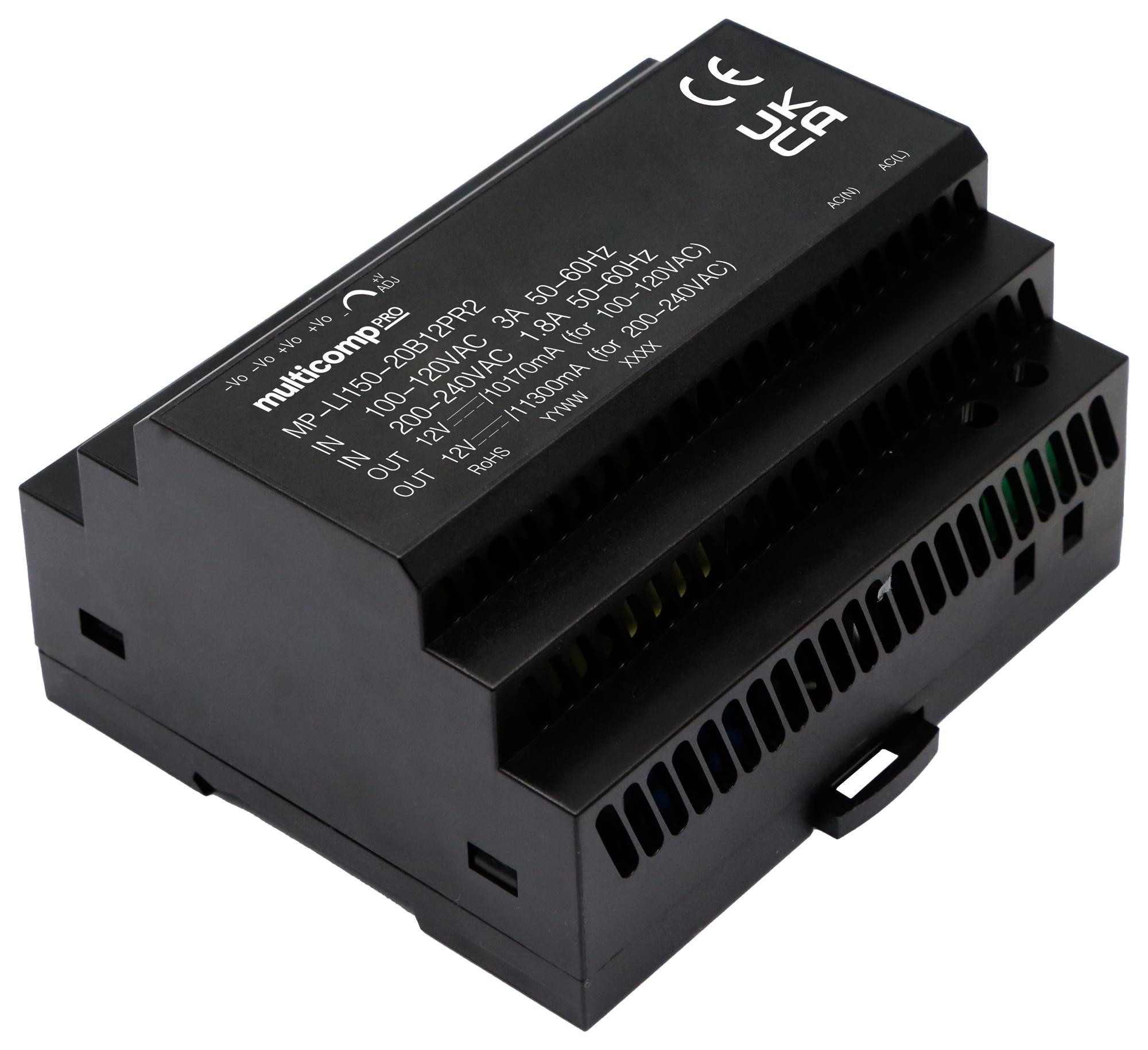 MP-LI150-20B12PR2 POWER SUPPLY, AC-DC, 12V, 11.3A MULTICOMP PRO