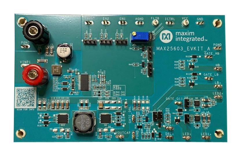 MAX25603EVKIT# EVALUATION KIT, BUCK-BOOST LED DRIVER MAXIM INTEGRATED / ANALOG DEVICES