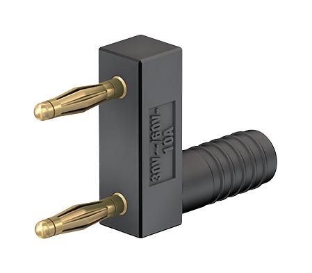 63.9848-21 PLUG, 2MM, LINK, GOLD, 12MM PITCH, PK2 STAUBLI