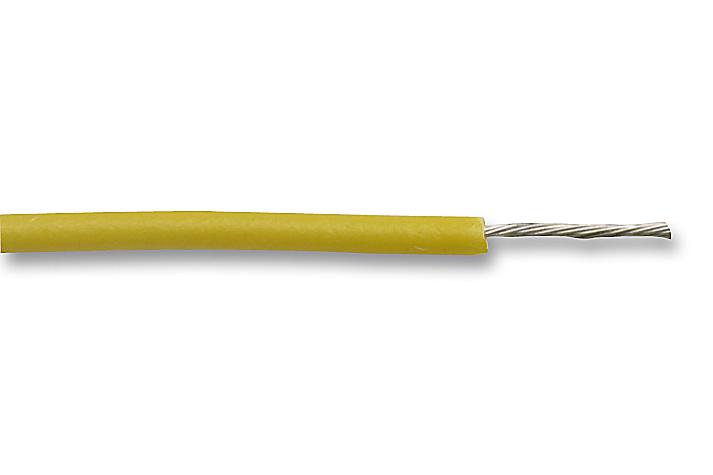 7036 YL001 HOOK-UP WIRE, 3.29MM2, 305M, YELLOW ALPHA WIRE