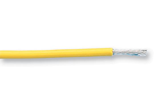 SPC00448A006 25M WIRE, PTFE, B, YELLOW, 19/0.15MM, 25M BRAND REX