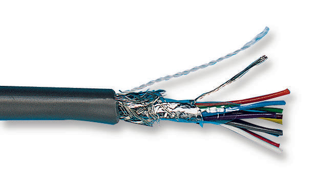 3213 SL005. CABLE, 24AWG, 4 CORE, SLATE, 30.5M ALPHA WIRE