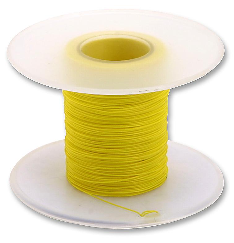 100-30TY WIRE, ETFE, 30AWG, YELLOW, 100M PRO POWER