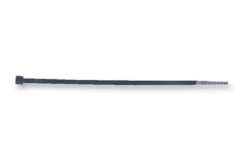 111-02010 CABLE TIE, BLACK, 205MM, PK100 HELLERMANNTYTON