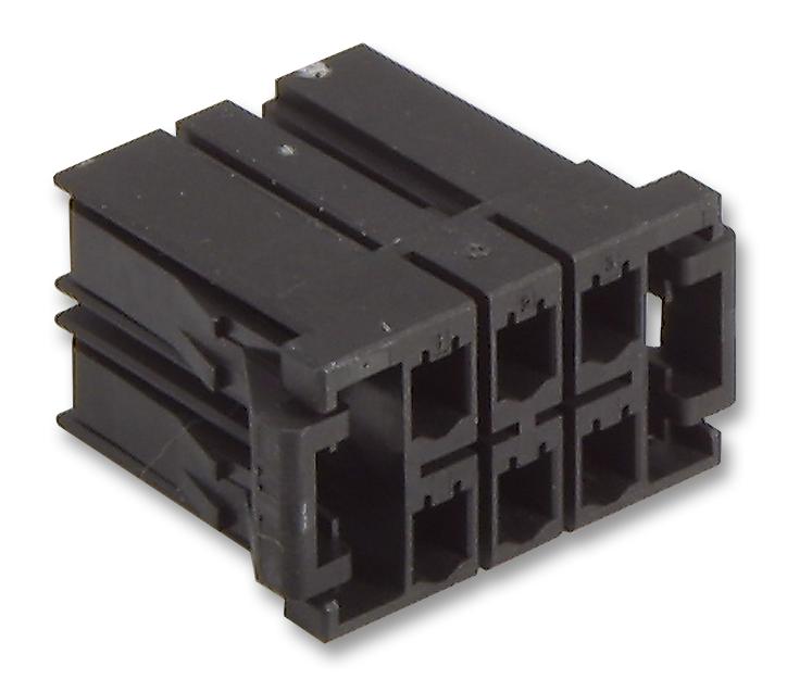 2-178129-6 CONNECTOR HOUSING, RCPT, 6WAYS AMP - TE CONNECTIVITY