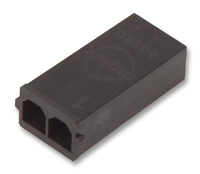 43680-2002 CONNECTOR HOUSING, PLUG, 2POS MOLEX