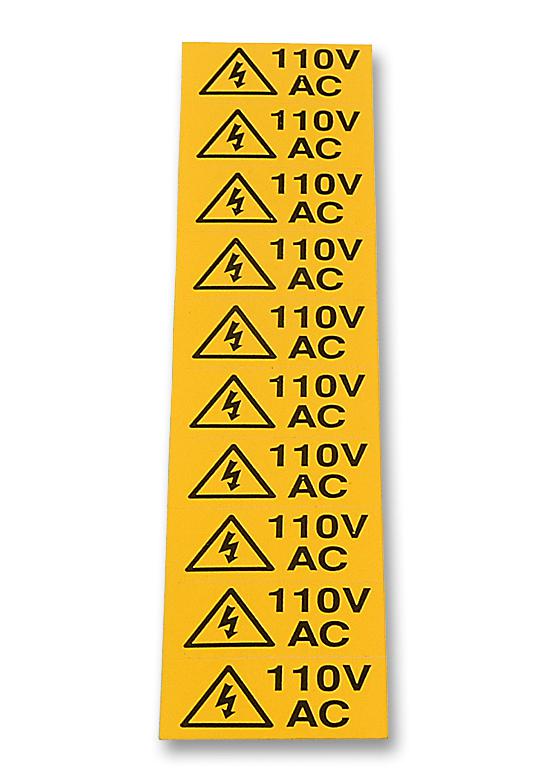 LBC-13026 LABEL, 110VAC, CARD OF 10 TE CONNECTIVITY