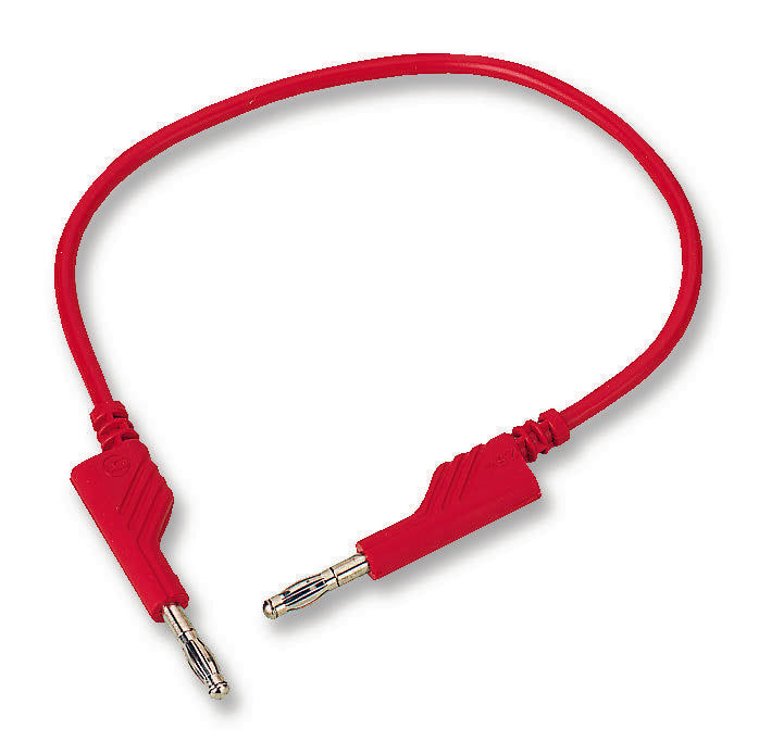 934063101 TEST LEAD, RED, 1M, 60V, 32A HIRSCHMANN TEST AND MEASUREMENT