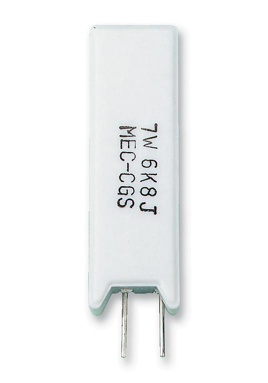 SQMW710RJ RES, 10R, 5%, 7W, RADIAL, WIREWOUND CGS - TE CONNECTIVITY