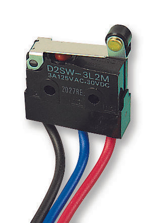 D2SW-3L2M MICROSWITCH, V4, ROLLER LEVER OMRON