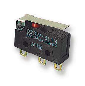 D2SW-3L1H MICROSWITCH, V4, LEVER OMRON