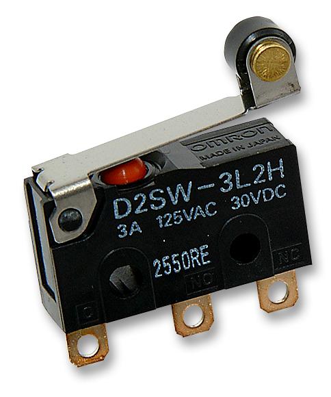 D2SW-3L2H MICROSWITCH, V4, ROLLER LEVER OMRON
