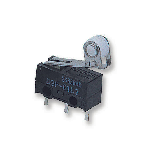 D2F-01L2 MICROSWITCH, ROLLER LEVER OMRON