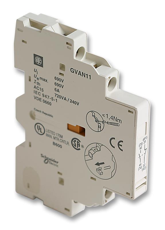 GVAN11 CONTACT BLOCK, AUXILIARY, 1NO/1NC SCHNEIDER ELECTRIC