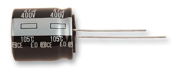 EEUED2C470 CAP, 47µF, 160V, 20% PANASONIC