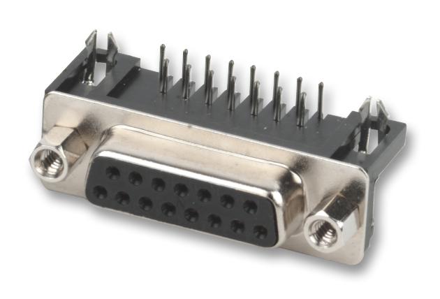 5504F1-25S-02A-03 SOCKET, D SUB, R/A, PCB, 25WAY MULTICOMP PRO