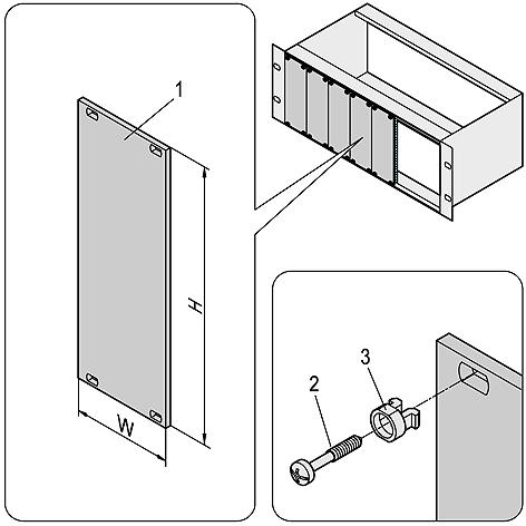 20838-109 PANEL, ALUMINIUM, 3U, 5HP, PK5 NVENT SCHROFF