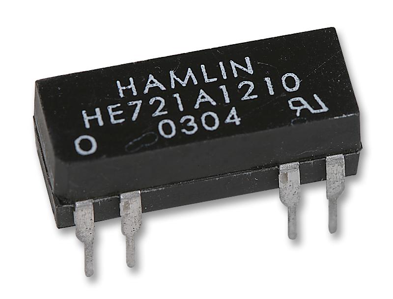 HE721A1210 RELAY, REED, SPST-NO, 200VDC, 0.5A, THT HAMLIN