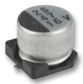 MCESL25V107M6.3X7.7 CAP, 100µF, 25V, RADIAL, SMD MULTICOMP PRO