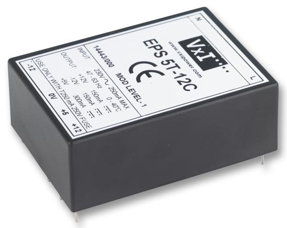 14444-000 PSU, ENCAPSULATED, 5V, +/-15V EPS 5T15C VXI POWER