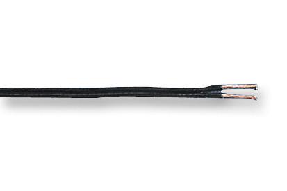 2812X 0.5 BLK FIG 8 CABLE, 2CORE, 0.5MM2, BLK, 100M MULTICOMP PRO