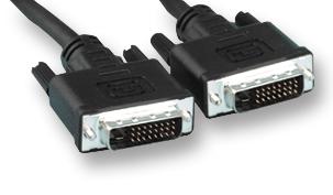 104911001 CABLE, DVI-D M TO M, DUAL LINK, 1M VDC