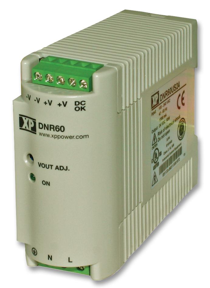 DNR60US12 PSU, DIN RAIL, 12V, 60W XP POWER