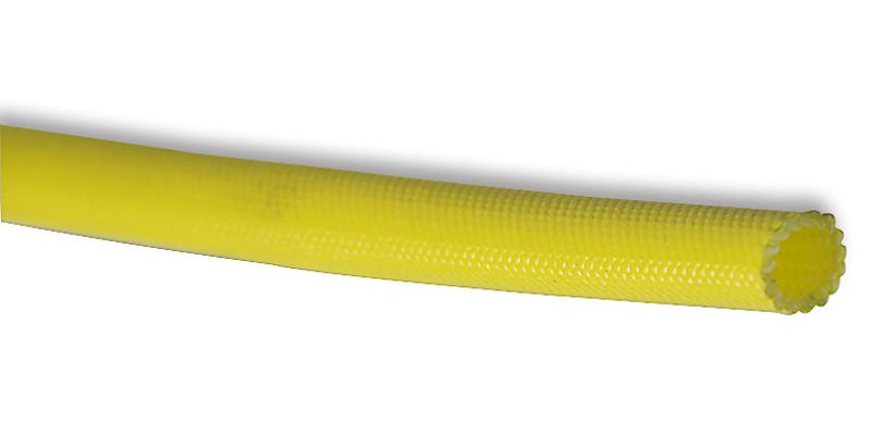 ACR-4-4-CL SLEEVING, 2.5KV GLASS, 4MM, YELLOW PRO POWER