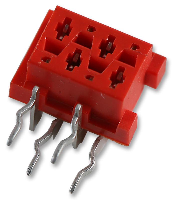 7-215460-4 CONNECTOR, RCPT, 4POS, 2ROW, 1.27MM AMP - TE CONNECTIVITY