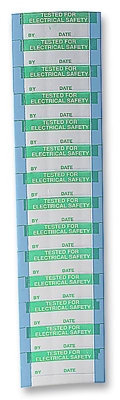 7827350 LABEL, TESTED ELEC SAFETY, PK350 MULTICOMP PRO