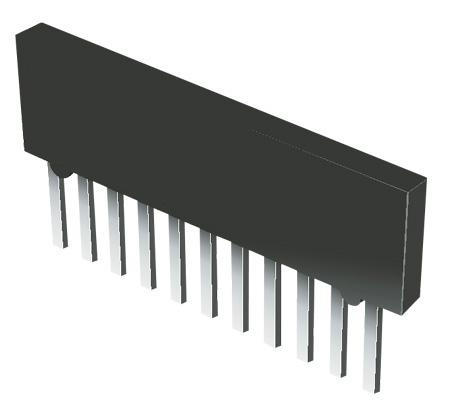 4308R-102-102LF RESISTOR NETWORK, 1KR BOURNS