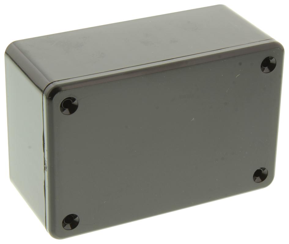 1591LBK BOX, ABS, BLACK, 86X56X35MM HAMMOND