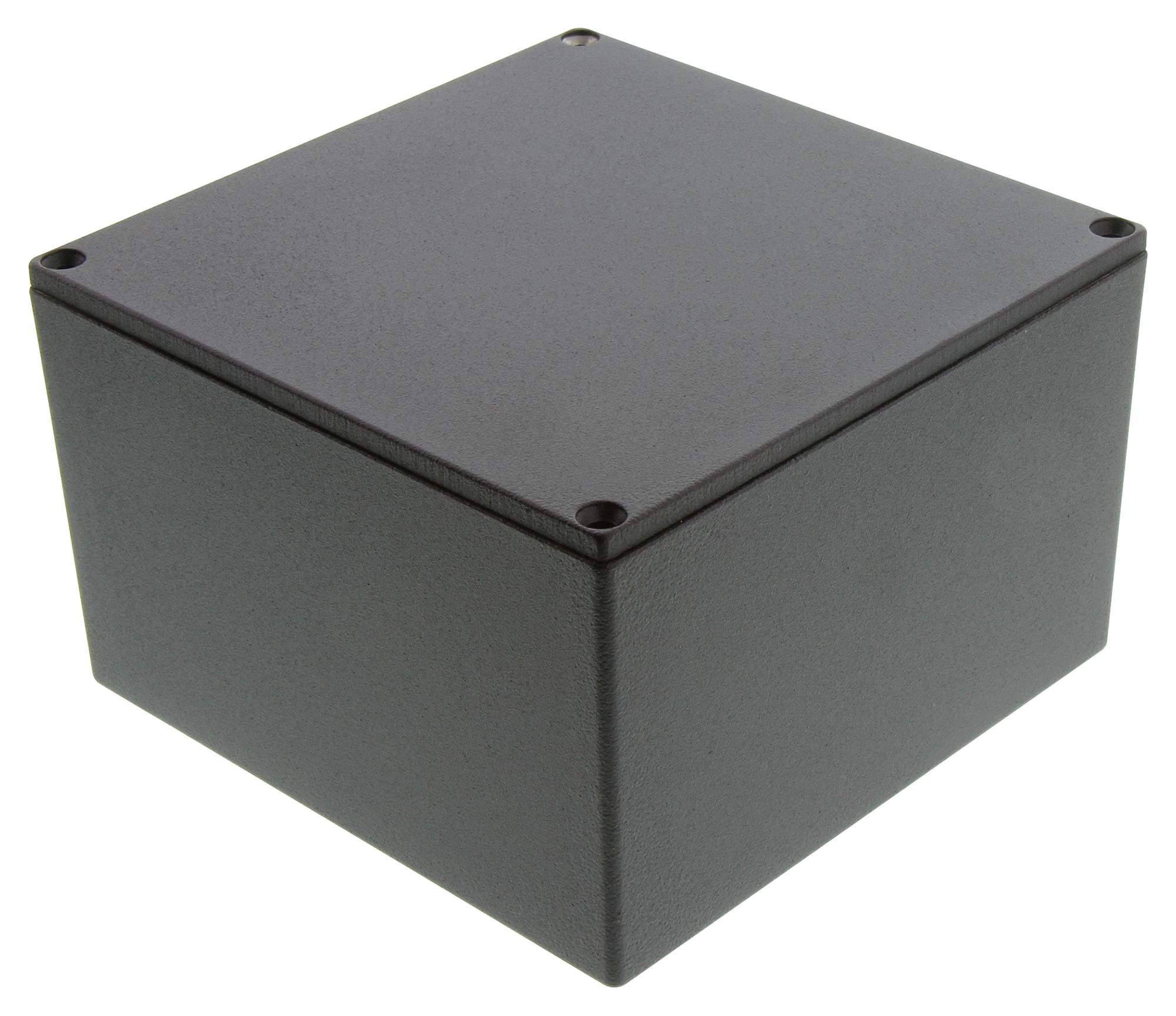 1590KBK BOX, DIECAST, BLACK, 125X125X79MM HAMMOND