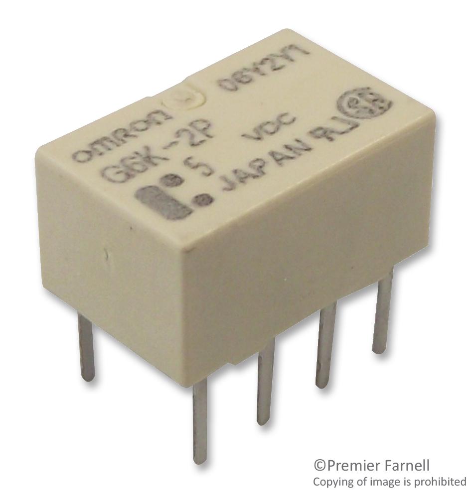 G6SK-2   DC3 SIGNAL RELAY, DPDT, 3VDC, 2A, THT OMRON