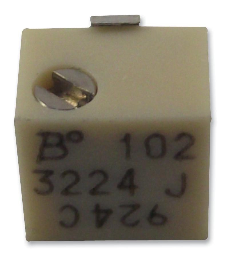 3224J-1-501E TRIMMER, POT, 500 OHM, 10%, 12TURN, SMD BOURNS