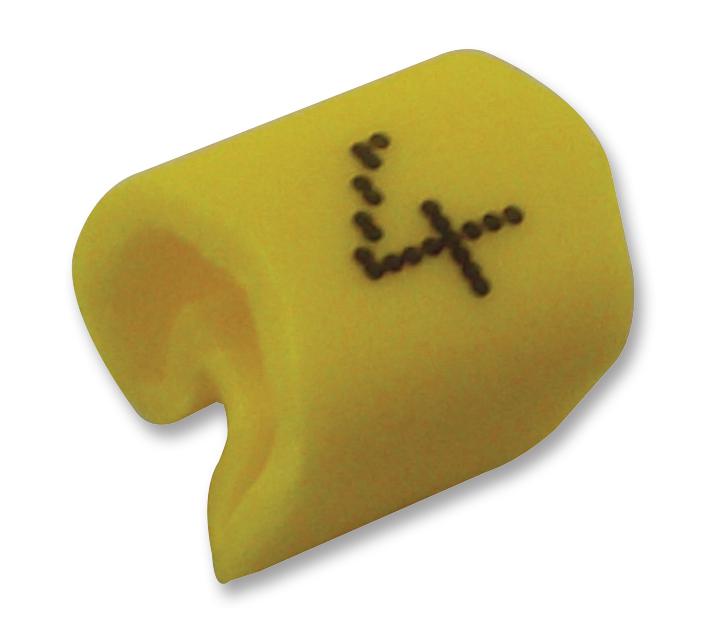 05811437 CABLE MARKER, PRE PRINTED, PVC, YELLOW RAYCHEM - TE CONNECTIVITY