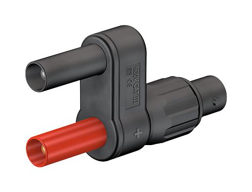 67.9537-21 ADAPTOR, BNC JACK-2 4MM PLUG STAUBLI